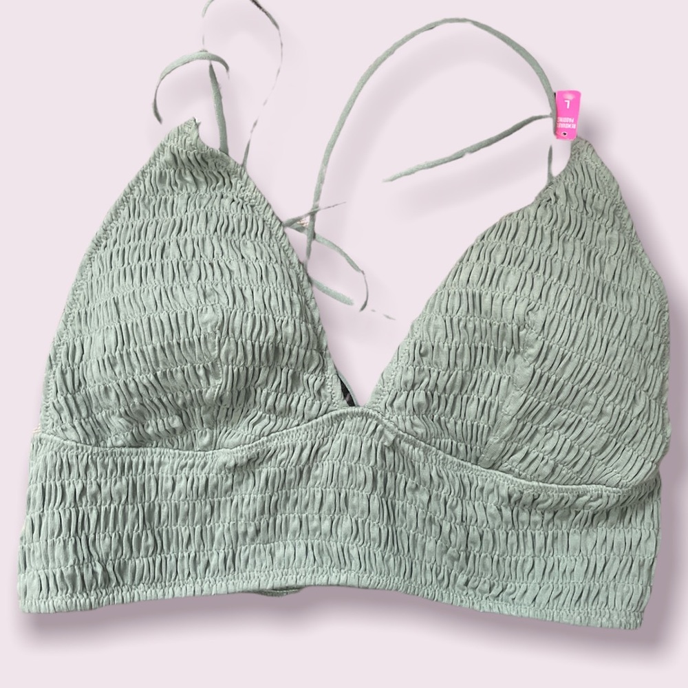 NWT Sage Strappy Ruched VS Bralette